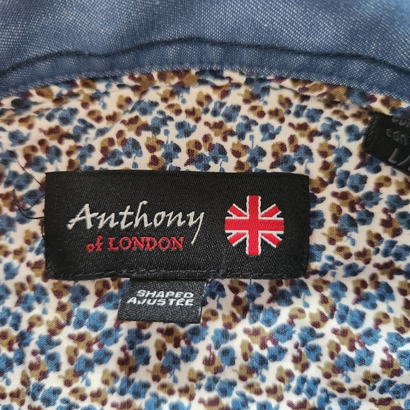🌺ANTHONY OF LONDON shirt for men - Picture 4 of 9